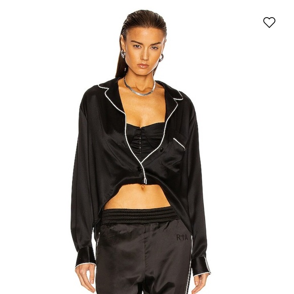 Nwt RTA Claudia silk corset Top sz S #EE - Picture 2 of 3